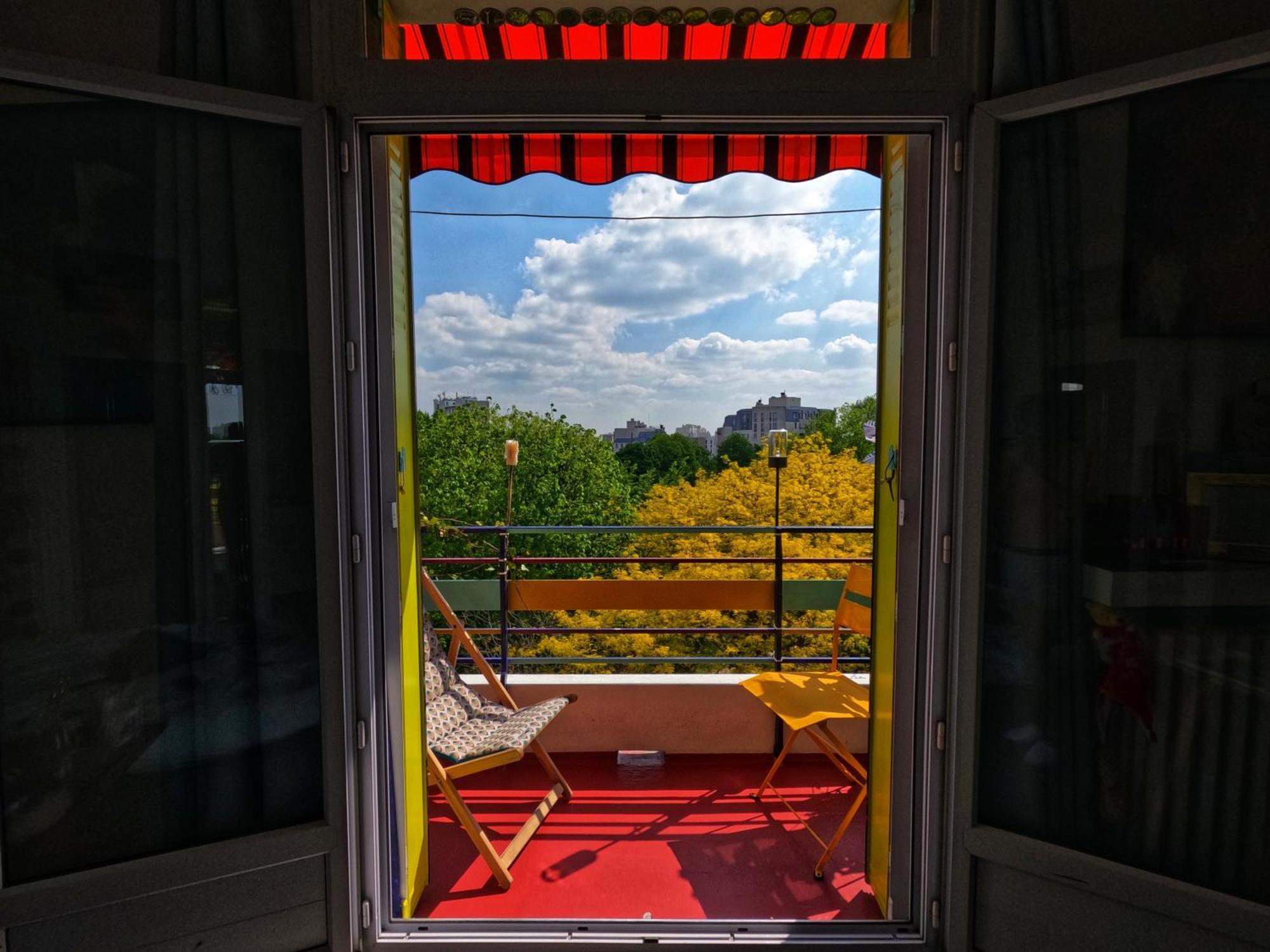 Canopee, Paisible, Chaleureux, Lumineux, Balcon Párizs Kültér fotó