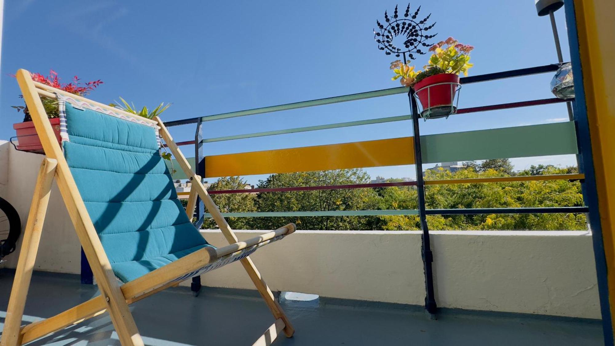 Canopee, Paisible, Chaleureux, Lumineux, Balcon Párizs Kültér fotó